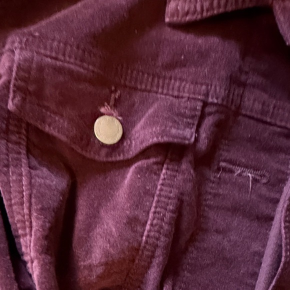 Universal Thread Maroon Jean Jacket - Picture 3 of 3